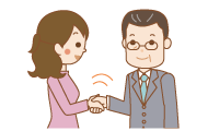 イラスト1 実際に働いてから入社を決められます。